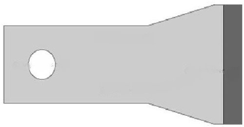 Industrial blade-chisel EREMA - 1411.0800 - Blade - Main image