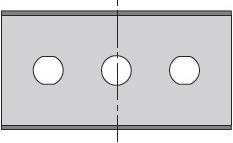 Industrial double-edged blade, Lutz, square - 0402.0200 - Blade - Main image