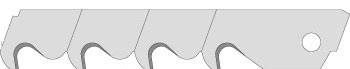 Breaking blade 18 mm hook, Lutz - 2051.0500 (HK-10H) - Blade - Main image