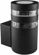 Luxera Prezent Daima 1 × GU10 10 W IP44, outdoor wall lamp, black - Wall Lamp