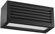 Luxera Prezent Suez E27 18 W IP44, outdoor wall lamp, black - Wall Lamp