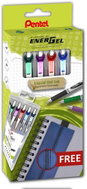 PENTEL Energel BL77-6, 0.7 mm - set of 6 colours with pencil case - Roller