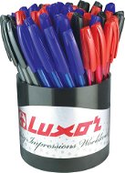 LUXOR Inkglide 100, Mischung aus 3 Farben - Packung mit 60 Stück - Kugelschreiber