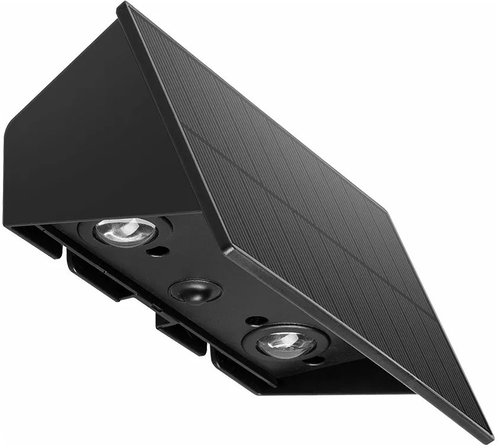 Luxera Prezent Slada LED 4 × 1 W, Solar wall garden luminaire - Garden Lighting - Main image
