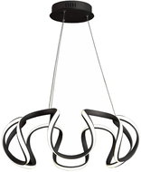 Luxera Prezent Passo LED 40 W, ceiling luminaire, black - LED Light