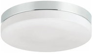 Luxera Prezent Pills M 1 × E27, 60 W IP44, ceiling bathroom luminaire, chrome - Ceiling Light