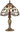1709 1xE14 40 W, table lamp