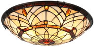 Luxera Prezent Tiffany 1712 3xE27 40 W, stained glass ceiling lamp - Ceiling Light