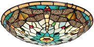 Luxera Prezent Tiffany 1714 3xE27 40 W, stained glass ceiling lamp - Ceiling Light