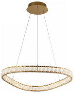 Luxera Mist křišťálový lustr LED 43 W 4000 K, zlaté - Chandelier