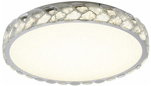 Luxera Laruna Crystal Ceiling Light LED 43W 4000K, Silver Main image Luxera Laruna Crystal Ceiling Light LED 43W 4000K, Silver - Ceiling Light - Main image