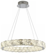 Luxera Laruna křišťálový lustr LED 38 W 4000 K, stříbrné - Chandelier