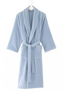 Soft Cotton - Unisex robe Micro cotton, light blue, S - Bathrobe