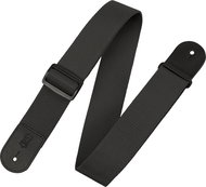 Levys M8POLY-BLK Classics Series 2" Polypropylene Guitar Strap Black - Guitar Strap