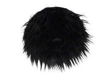 Lex Podsedák z umělé kožešiny 30 cm černý - Fur