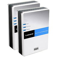 Linksys PowerLineKit PLK200 2x síťový adaptér pro lan přez zásuvku 230v - -