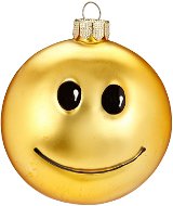 Ozdoba smajlík s úsměvem 7 cm - Vánoční ozdoby
