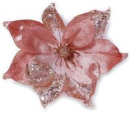 LAALU Kvetina s klipsou ružová 28 cm - Dekorácia