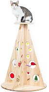 LAALU Vianočný stromček pre mačky 81 cm – s ozdobami a podstavcom - Vianočný stromček