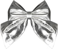 Mašle stříbrná 23 x 29 cm - Ribbon Bow