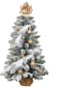 Ozdobený stromček ZAMATOVÉ POTEŠENIE 75 cm s 20 ks ozdôb a dekorácií - Vianočný stromček
