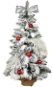 Ozdobený stromček POLÁRNA ČERVENÁ 60 cm s 32 ks ozdôb a dekorácií s LED OSVETLENÍM - Vianočný stromček