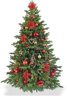 LAALU Ozdobený stromček VIANOČNÉ HVIEZDY 150 cm so 108 ks ozdôb a dekorácií - Vianočný stromček