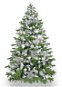 Ozdobený stromček KRÁĽ ZIMA 150 cm s 93 ks ozdôb a dekorácií - Vianočný stromček