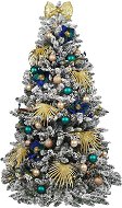 Ozdobený stromeček KRÁLOVSKÝ PÁV 210 cm s 77 ks ozdob a dekorací - Vánoční stromek
