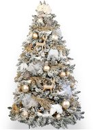 LAALU Ozdobený stromček ZAMATOVÉ POTEŠENIE 210 cm so 126 ks ozdôb a dekorácií - Vianočný stromček