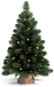 Vianočný stromček Vianočný stromček Narnia v kvetináči 75 cm s LED OSVETLENÍM - Vánoční stromek
