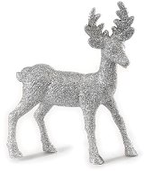 Dekorace Jelínek stříbrný 21 x 16 cm - Dekorace