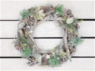 LAALU Wreath with silver decorations 30 cm - Christmas Wreath