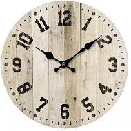 Hodiny přírodní / černá 33,8 cm - Nástěnné hodiny