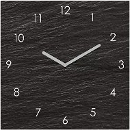 Hodiny imitace černého kamene 30 cm - Nástěnné hodiny