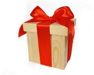 LAALU Škatuľka DELUXE drevená prírodná 17 × 17 cm - Úložný box