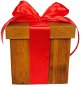 LAALU Škatuľka DELUXE drevená orech 17 × 17 cm - Úložný box