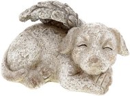 Pes s andělskými křídly z polyresinu 15 x 10 x 9,5 cm - Dekorace