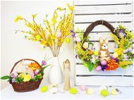 Sada 27 ks dekorací VELIKONOČNÍ ZAJÍČEK - Easter Decoration