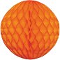 Dekorace Koule papírová oranžová 20 cm - Dekorace