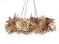 LAALU Hanging wreath DELUXE champagne with flowers SAMETTE DELIGHT 50 x 20 cm - Christmas Wreath