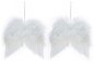 LAALU – Súprava 2 ks dekorácií Krídla biele 24 × 19 cm - Vianočné ozdoby