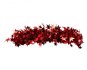 Řetěz spirálový s hvězdičkami červený 2 m - Vánoční ozdoby