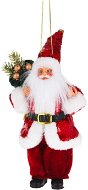 Santa k zavěšení s větvičkami 20 cm - Vánoční ozdoby