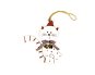 LAALU Mačička so zvončekmi 10 cm - Vianočné ozdoby