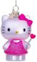 LAALU – Vianočná ozdoba Hello Kitty s paličkou 9 cm - Vianočné ozdoby