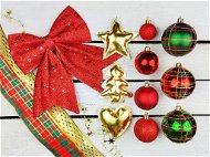 Sada ozdob VESELÉ VÁNOCE na stromky 120-210 cm - Vánoční ozdoby