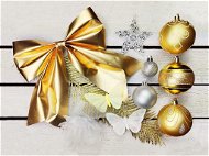 LAALU – Súprava ozdôb ŽIARIVÁ ELEGANCIA na stromčeky 120-210 cm - Vianočné ozdoby