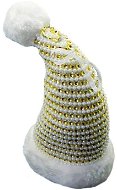 LAALU – Santova čiapka na zavesenie s kamienkami 17,5 cm - Vianočné ozdoby