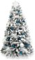 Ozdobený stromeček POLÁRNÍ MODRÁ 400 cm s 215 ks ozdob a dekorací - Vánoční stromek
